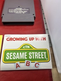 Nintendo NES Sesame Street ABC Letter-Go-Round & Ernie's Big Splash w/ Box