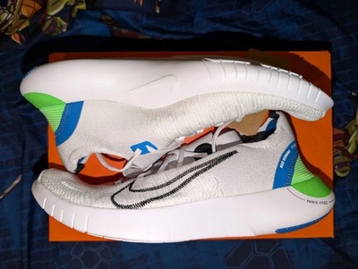 Sz 12-Nike Free RN FK Next Nature Jogging White Black Platinum FB1276-104 Mens