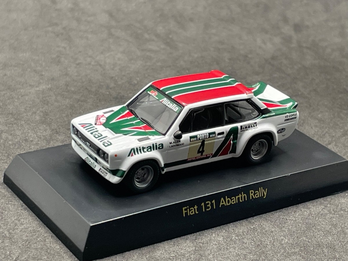 マッチボックス ミニカー フィアット アバルト 131 ラリー 箱付 Kyosho 1/64 Fiat&Lancia collection Fiat 131 Abarth Rally