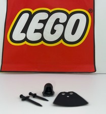 Lego Minifig Black HOOD Star Wars Jedi Cape- hat Castle Kingdoms Knight swords