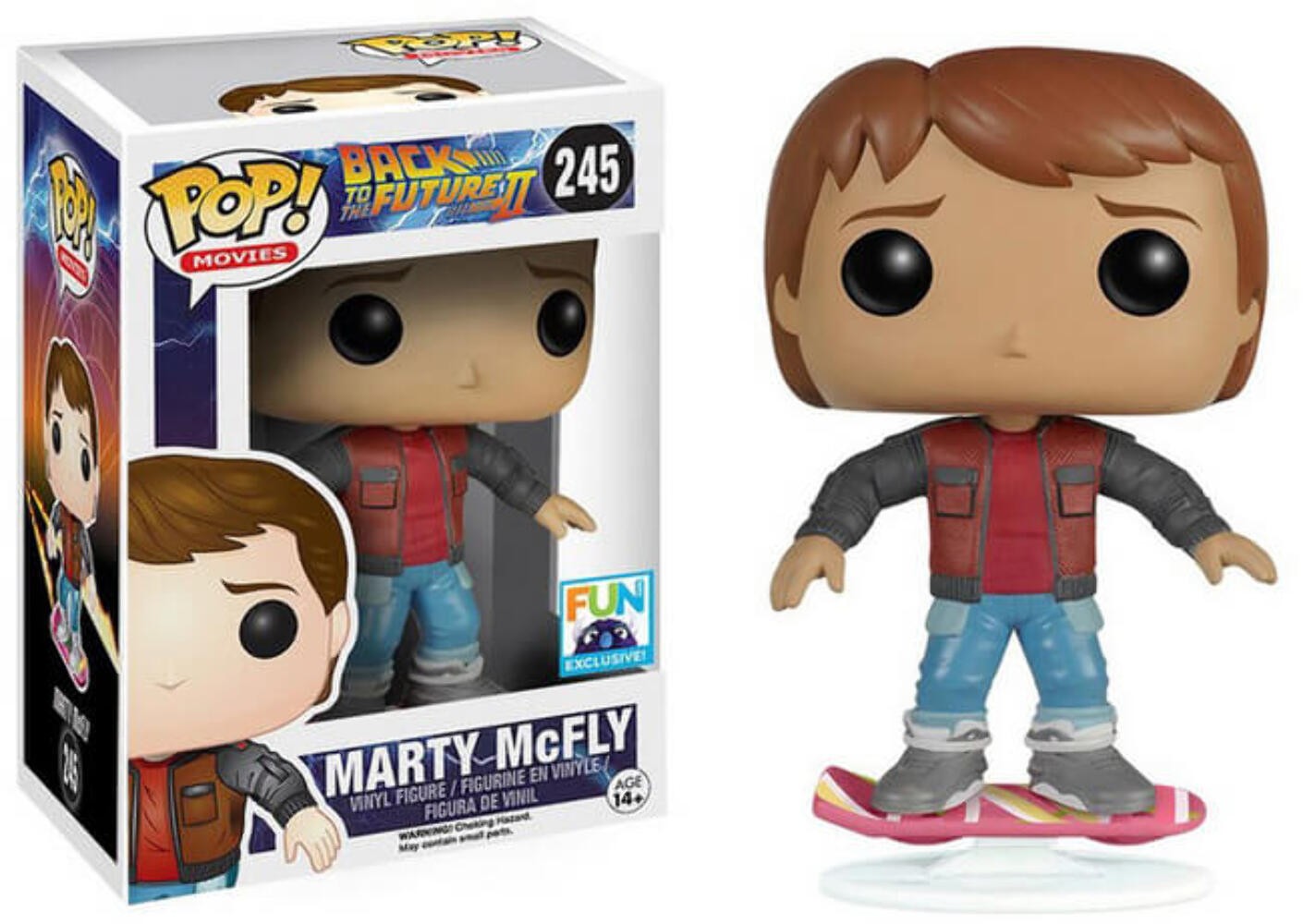 Funko POP! Movies: Back To The Future - Marty Mcfly (FUN)(Damaged Box) #245