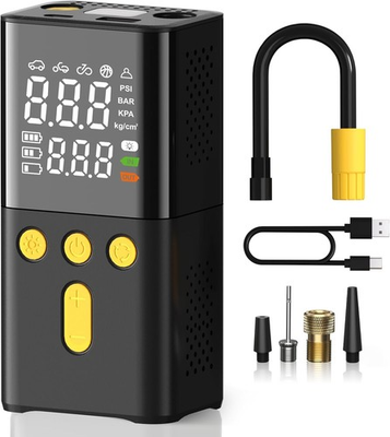 #ad Portable Tire Inflator for Car 150 PSI 4X Faster Car Tire Pump with Pressure Ga $37.99