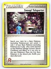 Swoop! Teleporter 92/109 Uncommon Team Rocket Returns Pokemon Reverse Holo on eBay