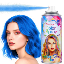 Blue Hair Spray, Temporary Hair Color Spray for or Kids Women Men, Temporary Blu