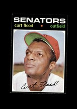 1971 Topps Set-Break #535 Curt Flood EX-EXMINT *GMCARDS*