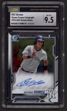 2021 Antonio Gomez Bowman Chrome 1st Bowman  Auto CSG 9.5/10 #CPA-AGO (G1091)