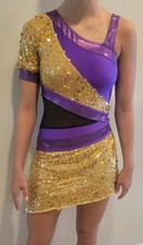 Lot of 14 Sequenced Dance Costumes / Mixed Sizes