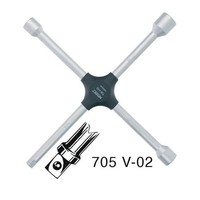 Hazet KreuzschlüSsel 705V-02 17X19X22X12,5 Mm(1/2Zoll 4-Kant) L380 Mmxb380Mm