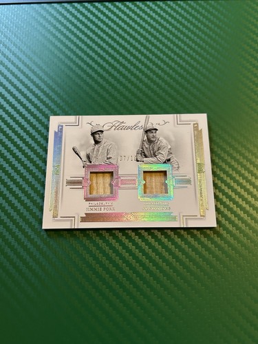 2021 Flawless Jimmie Fox Al Simmons Game Used Bat Relic 7/10 - Picture 1 of 3