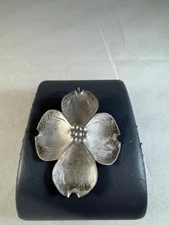 Vintage Sterling Silver Stuart Nye Dogwood Pendant