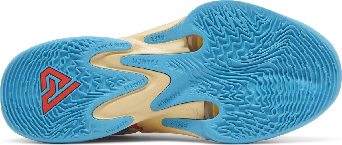 Nike Zoom Freak 4 Letter Bros Mens Sz 9 Pale Vanilla Blue Giannis FB9503-200 Nike Men main image 4