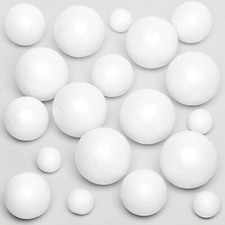 Sfera di polistirolo - varie dimensioni da 3 cm a 18 cm di diametro