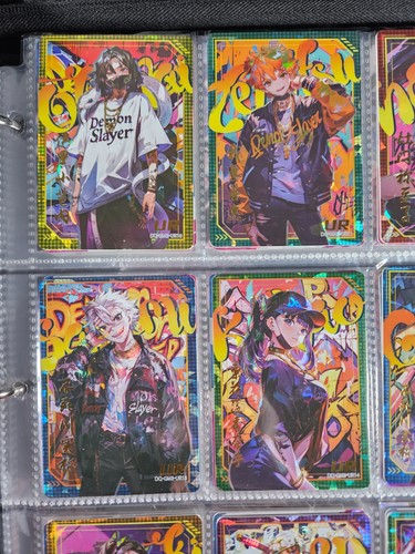 Juego Completo 27 Cartas UR Tarjeta Rara Cazador de Demonios Boda 3 Coleccionables Holo Lámina CCG - Imagen 9 de 16
