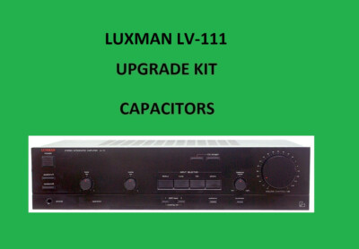 Stereo Verstärker LUXMAN LV-111 Reparatursatz - alle Kondensatoren