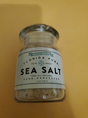 Maple Bacon Florida Pure Sea Salt 4.5 OZ