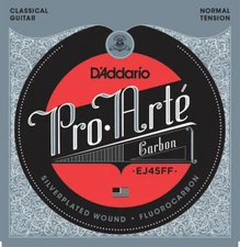 D'Addario EJ45FF Pro-Art� Carbon Classical Guitar Strings,  Normal Tension