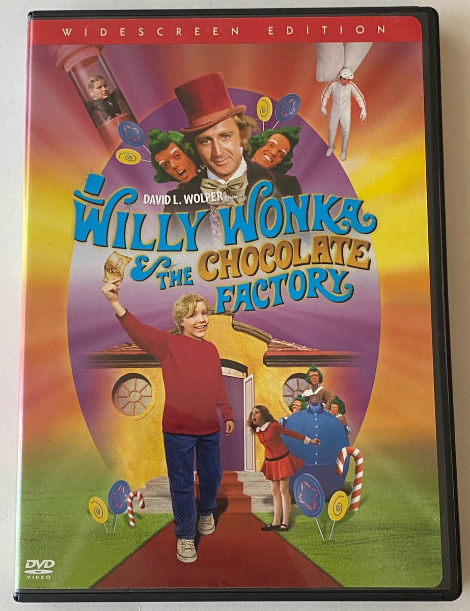 2 DVD Lot G. Wilder's Willy Wonka & J. Depp's Charlie and the