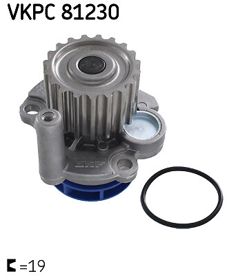 SKF Water Pump fits Audi A4 B7, 8EC 2.0 TDI 16V - Picture 4 of 4