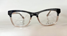 NEW LAMB -LAUF070- BLACK/BLUSH- Designer Women's Eyeglasses Frame 53-19-140 mm