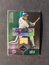 2004 Leaf Limited Honkers  GARY CARTER   #78/100 Auto Bat Card Autograph NY Mets