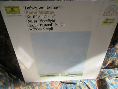 Wilhelm Kempff,''Beethoven:Piano Sonatas'' Rare  Vinyl LP-415 834 1
