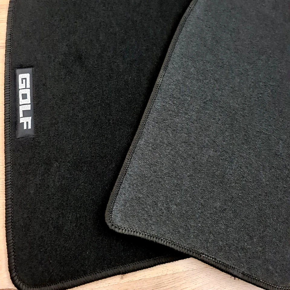 Передние автомобильные напольные коврики велюровые для VW Golf MK2 1983-1992 водонепроницаемые ковровые покрытия - Изображение 4 из 4