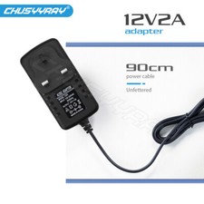 AC 100-240V to DC 12V 2A Power Supply Adapter Heavy-Duty SMD LED Light Strip 24W