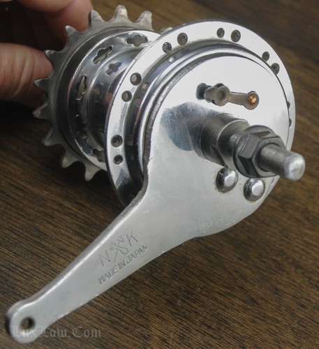 Vintage NK Coaster Brake Bike HUB BSA 40h Raleigh Touring Bicycle Sturmey Archer - Picture 11 of 12