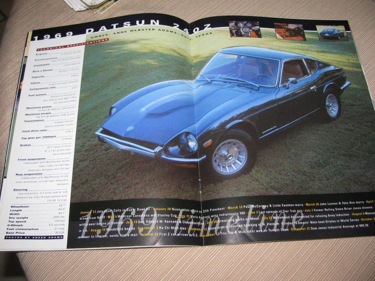 Sport Z Magazine issue #1 Nissan Datsun 240Z 260Z 280ZX