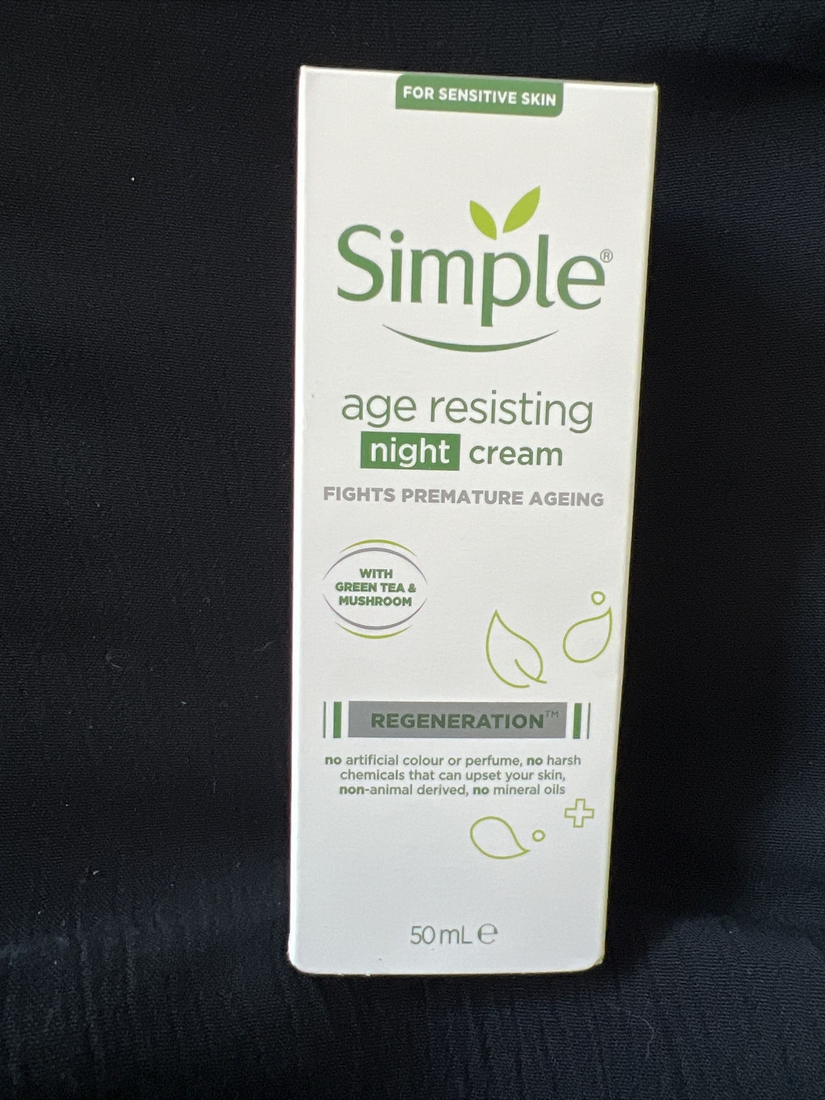 Simple Regeneration Age Resisting Night Cream 50ml Moisturising