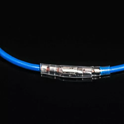 400PCS BRASS MOTORCYCLE WIRING HARNESS LOOM BULLET CONNECTORS 3.9MM ELECTRICAL - Picture 11 of 12
