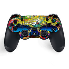 Skins Decal Wrap for PS4 / PS4 Pro Controller - colorful skull 1