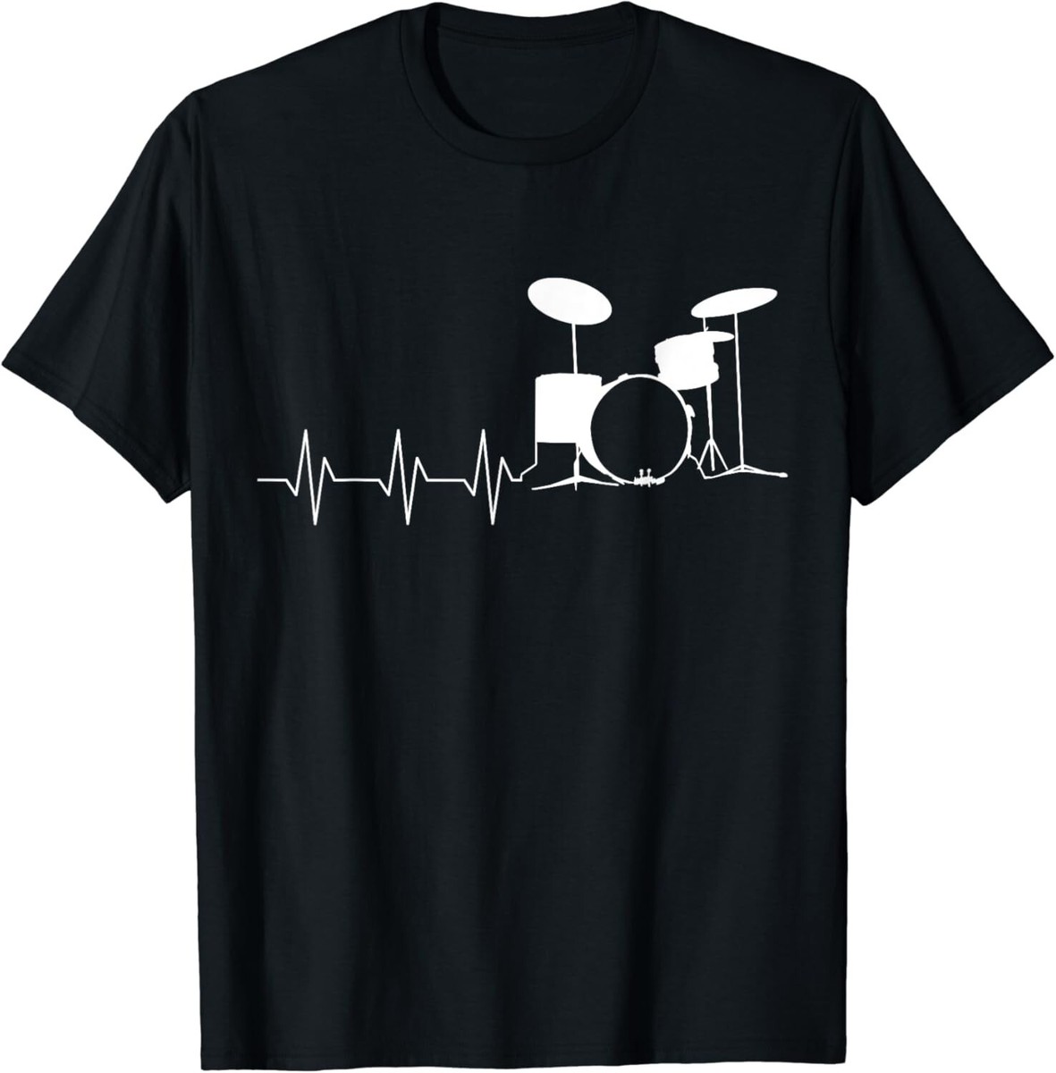 Drummer T-Shirt-Hard Rock Drum Set Drummer T-Shirt-Hard Rock Drum Set
