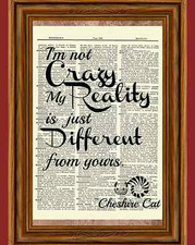 Alice in Wonderland Cheshire Cat Dictionary A...