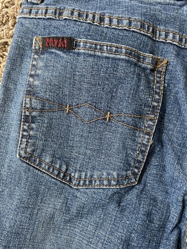 vintage y2k Mudd girls jeans exposed buttons bootcut jeans girls 16 - Picture 6 of 6