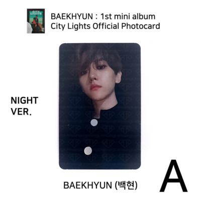 BAEKHYUN from EXO 1st mini album City Lights Official Photocard | eBay