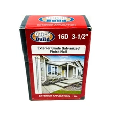 Quick Build 16HGFN1LB Exterior Grade Galvanized Finish Nails 16d 3-1/2 in