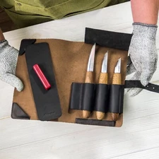 Premium Whittling Set With Walnut Handles BeaverCraft S19X