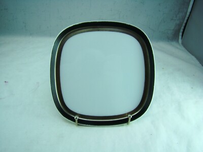 Sango Quadrille Schwarz Satin (7017) Quadratisch Brot & Butter Plate (S)
