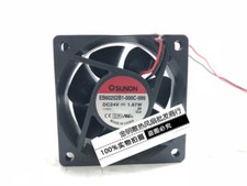 SUNON 6025 EB60252B1-000C-999 24V 1.87W 2-wire inverter cooling fan