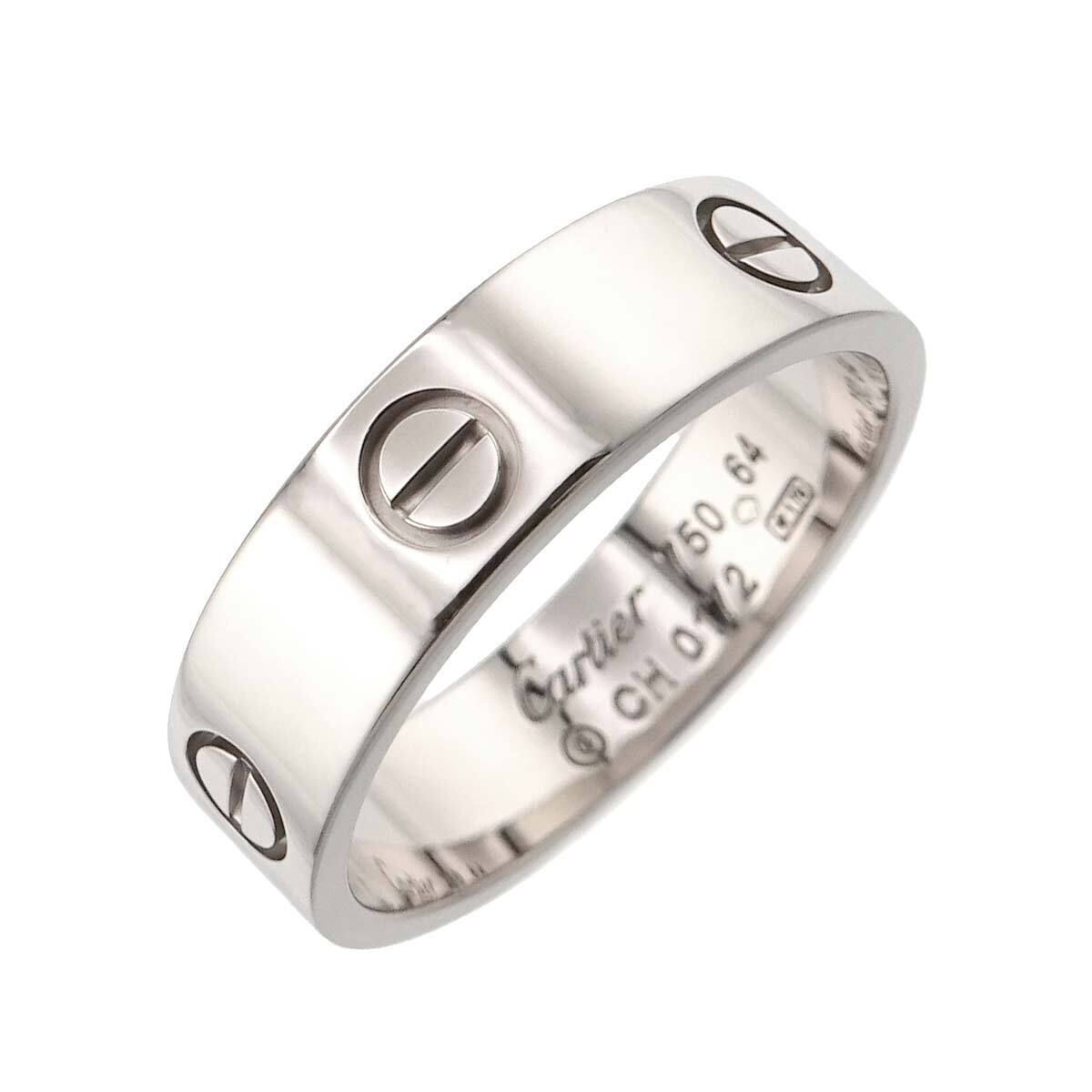 Cartier Love Ring 18K White Gold 750 size64 10.25(US Cartier Love Ring 18K White Gold 750 size64 10.25(US