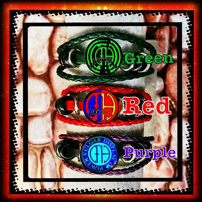 PANTERA   BEST OF THE BEST PANTERA LOGO   THREE LEATHER BRACELETS