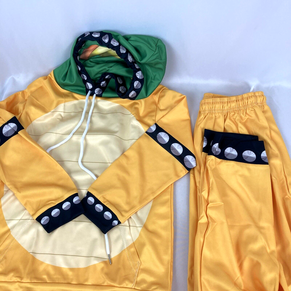 Outfit Supreme Mustard Hoodie Bowser Pullover Hoodie Jogger Pants