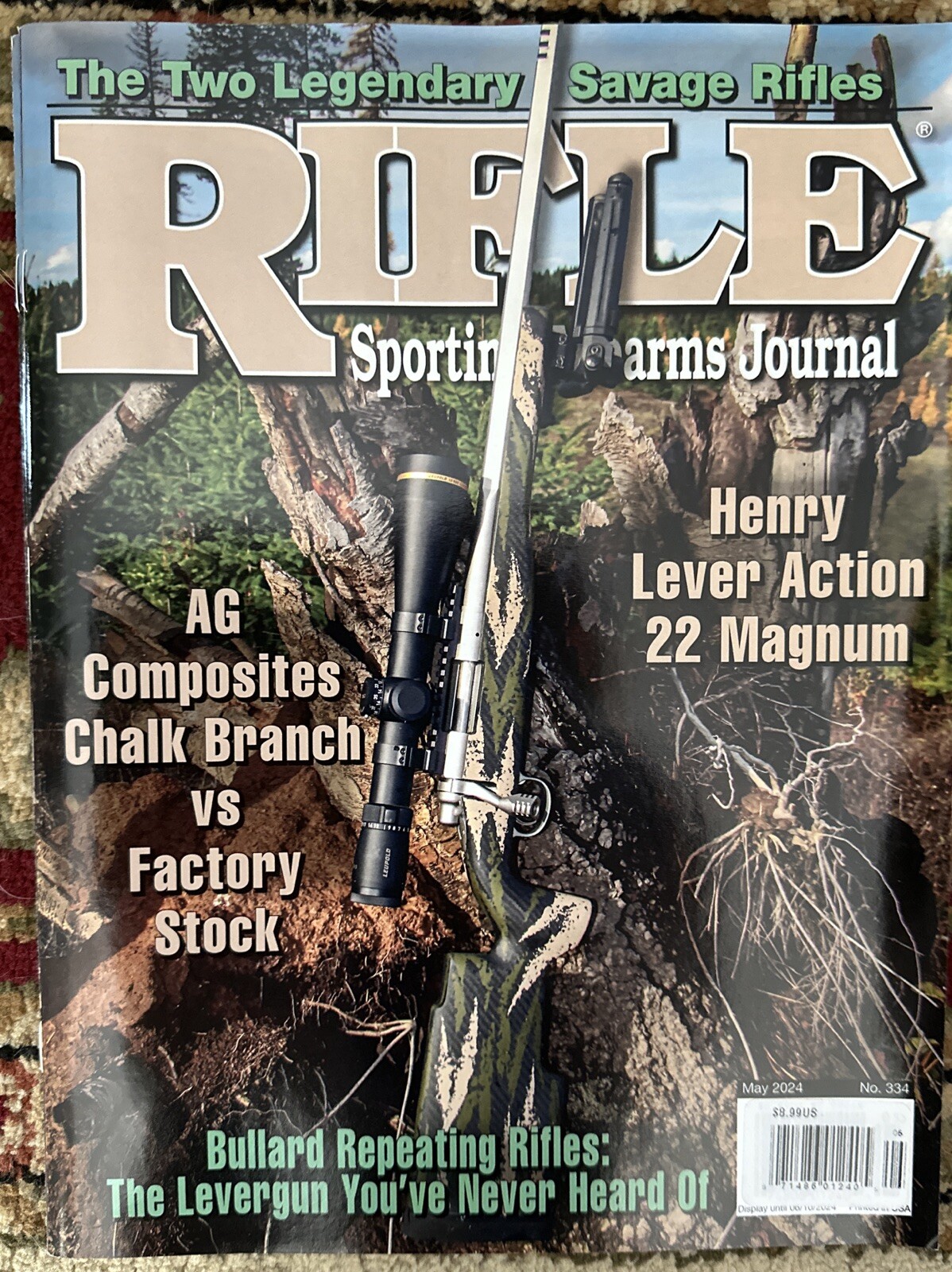 RIFLE THE SPORTING FIREARMS JOURNAL Magazine May 2024 No 334 | eBay