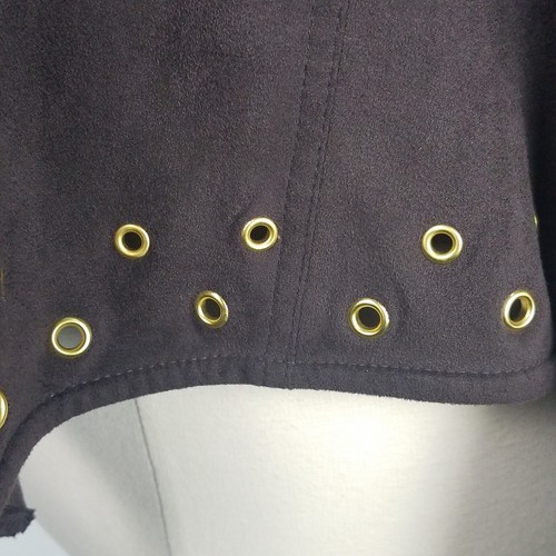 INC International Concepts Faux Suede Jacket 3X Brown Open Front Cardigan New - Picture 6 of 9