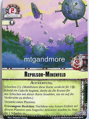 Warhammer 40000 Conquest LCG - 1x #097 Repulsor-Minenfeld - Gegen den Feind