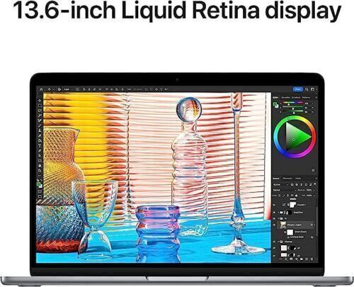 Apple Macbook Air MLY33LL/A 2022 M2 - Magsafe 3 - 13.6" 8GB/256GB SSD Excellent - Picture 5 of 10