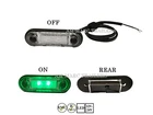 Green Hella Style Led Flush fit Kelsa Bar Marker Lamp Light 12-24V LAML004