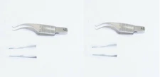 SS Colibri Corneal Forceps 1x2 teeth 85 mm Long Ophthalmic Tweezers 2 Pieces