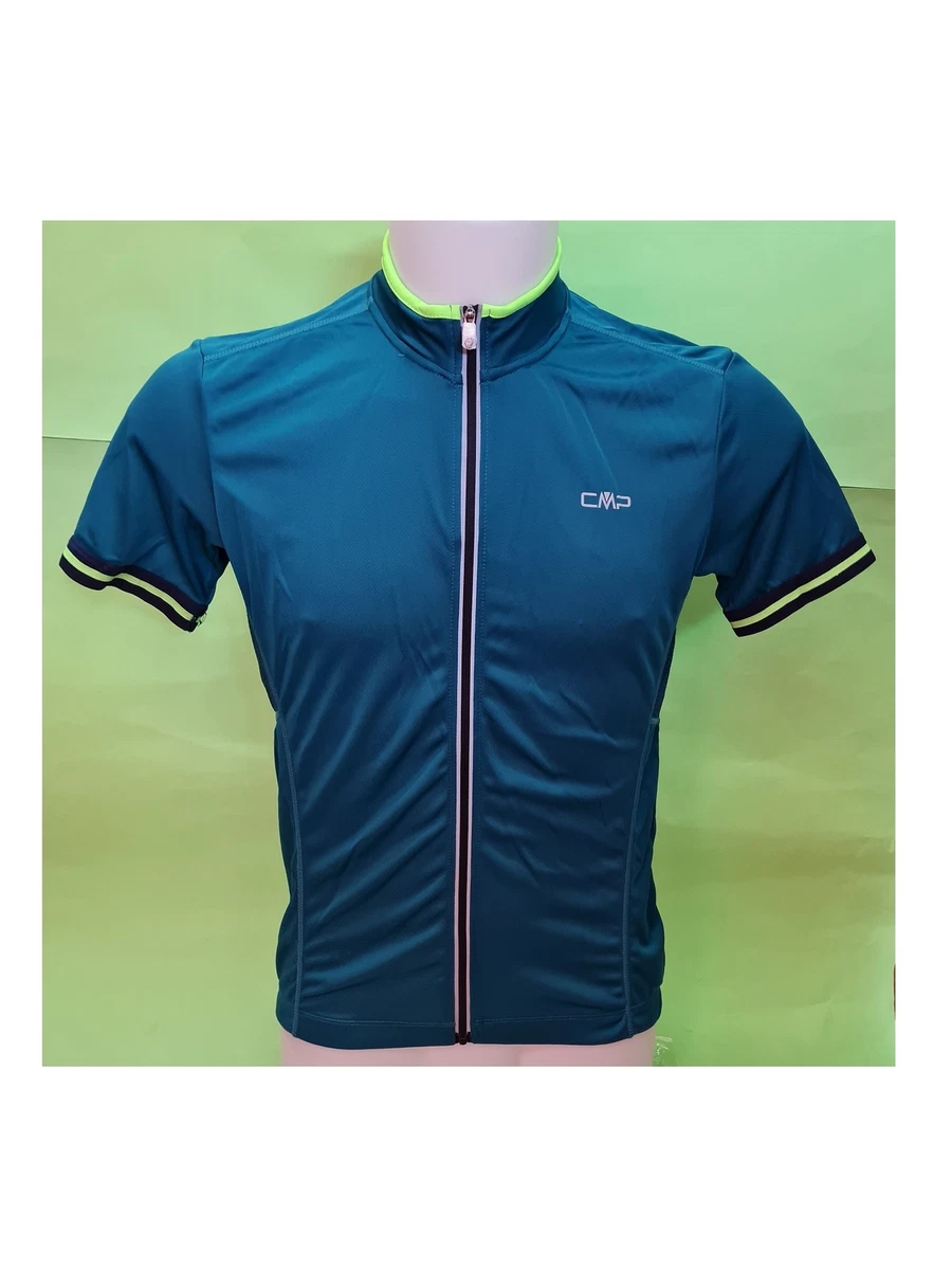 Maillot Cycliste Homme CMP F.lli Campagnolo Free Bike - Manches Courtes - Turquoise/Orange